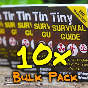 Tiny Survival Guide: EDC - Fits in Wallet: 10 pack