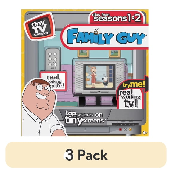 Tiny TV Classics Exclusive Family Guy Seasons 1 & 2 Edition ( 3 Pack )