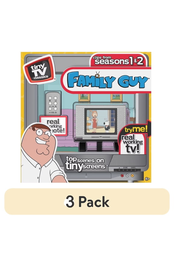 Tiny TV Classics Exclusive Family Guy Seasons 1 & 2 Edition ( 3 Pack )