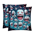 thumbnail image 1 of Tiny Teeth Covers - Set of 2 Throw Pillow Covers with Unique Patterns for Living Room Decor - Available in 16x16, 18x18, and 20x20 Inches Throw Pillows for All Occasions, 1 of 6