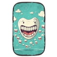thumbnail image 1 of Tiny Teeth Soft Furry Printed Car Armrest Pad Mat Comfortable Armrest Accessory 12.5x8.2 Inch, 1 of 6