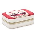 thumbnail image 1 of Tiny Teeth Velvet Portable Storage Box with Removable Compartment – Gift-Ready, Earring Holder Jewelry Box and Jewelry Organizer, 1 of 7