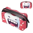 thumbnail image 1 of Tiny Teeth Waterproof Oxford Cloth PC Case Travel Organizer Charge Cord Storage Box, 5.9x9.44x3.14 in, Black, 1 of 6
