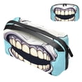 thumbnail image 1 of Tiny Teeth Waterproof Oxford Cloth Storage Pouch Cable Organizer Cord Organizer Travel Small Bag 5.9x9.44x3.14 in, 1 of 6
