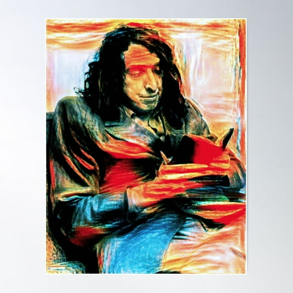 Tiny Tim Reading Poster Wall Art, Modern Wall Decor For Living Room Bedroom, 12x18 UNFRAMED