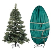 Tiny Tim Totes Christmas Tree Storage Bag for Trees up to 6 Ft Tall, Green