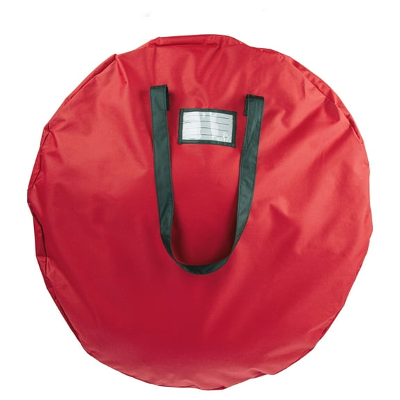 Tiny Tim Totes 36-inch Christmas Wreath Storage Bag with Carrying Handles
