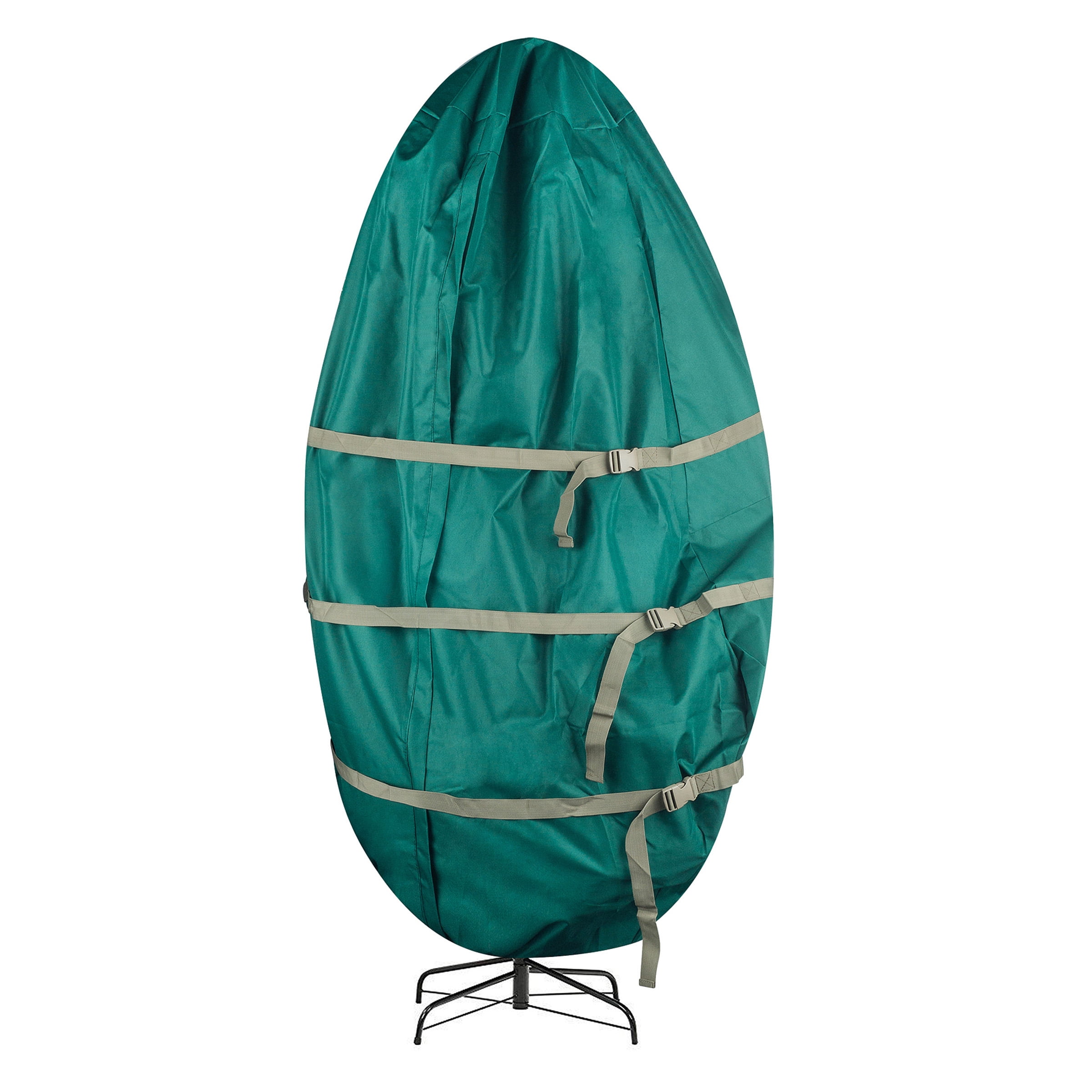 Green Canvas Christmas Tree Storage Bag with Straps