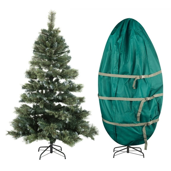 Elf Stor Upright Canvas Christmas Tree Storage Bag for 7.5-Foot Trees