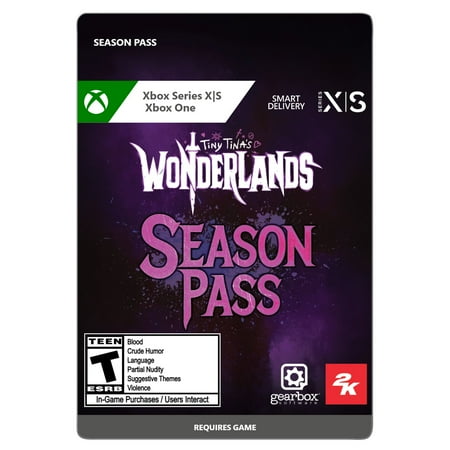Microsoft: Tiny Tina's Wonderlands: Season Pass - Xbox One, Xbox Series x|s [Digital] Prepaid Gaming eCard [Email Delivery] (1 Pack)
