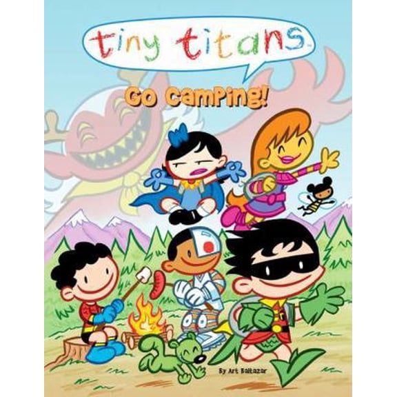 Pre-Owned Tiny Titans Go Camping! (Paperback) 0448452499 9780448452494