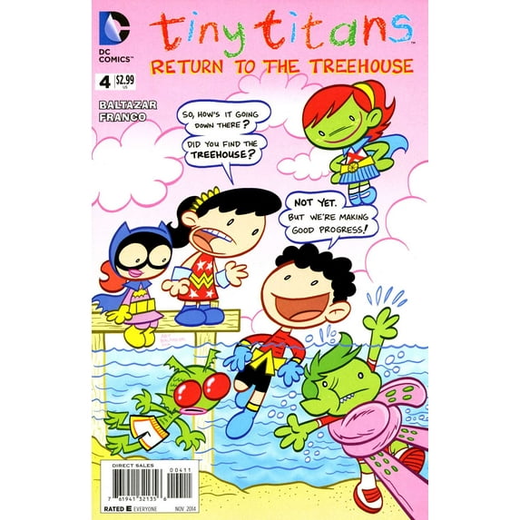 Tiny Titans: Return to the Treehouse #4 VF ; DC Comic Book