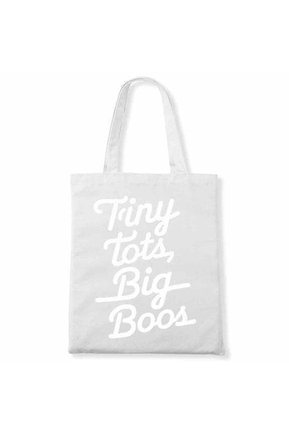 Tiny Tots, Big Boos Halloween Men Canvas Bag 1Pc