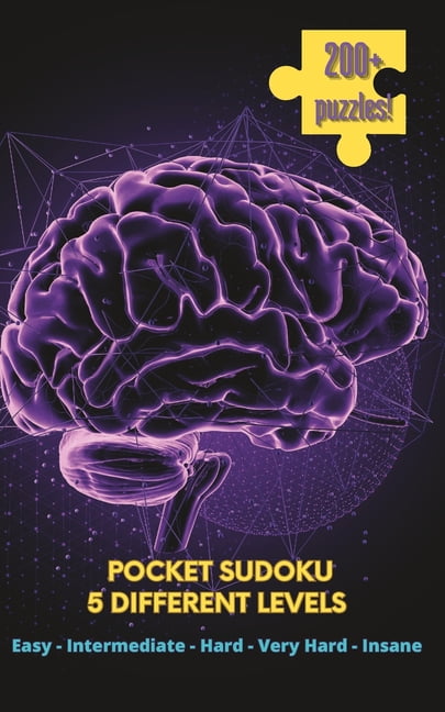 Tiny Travels: Pocket Sudoku 5 Levels - Easy, Medium Hard, Very Hard, Insane Vol. 1 - Travel Size (Paperback)