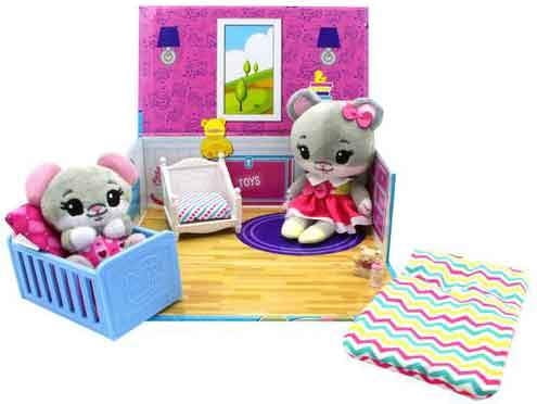 Knick Knack Toy Shack Tiny Tukkins Naptime Nursery Plush Mouse