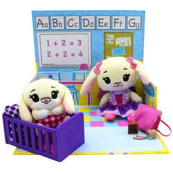Tiny Tukkins Playset Assortment with Plush Stuffed Character, Bunny