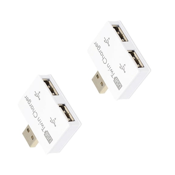 Tiny USB 2.0 Extender Double Port pack Data Transfer Center For Computer Typewriter U Disk