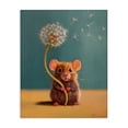 thumbnail image 1 of Tiny Wishes Mouse & Dandelion Canvas Wall Art, design by Lucia Heffernan, 1 of 8