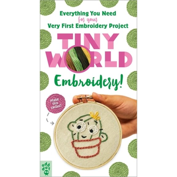 Pre-Owned Tiny World: Embroidery!: Everything You Need For Your Very First Embroidery Project Paperback
