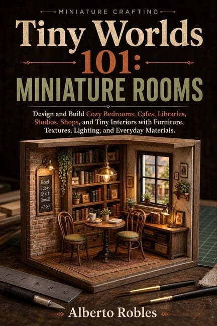 Tiny Worlds 101: Miniature Rooms: Design and Build Cozy Bedrooms, Cafes ...