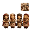 thumbnail image 1 of Tiny Worlds Patchwork Sewing Kit, Felt Doll DIY Craft Set, Beginner Friendly with All Materials, Multiple Character Themes CHRISTMAS WORKSHOP A11, 1 of 8