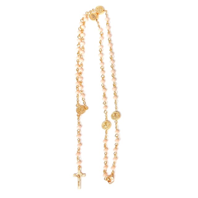 Tiny beads Saint Benedict rosary