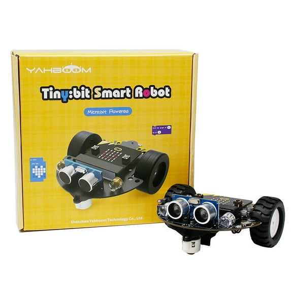 Tiny:bit smart robot car WITH micro:bit INCLUDED AI Toy Program W ...