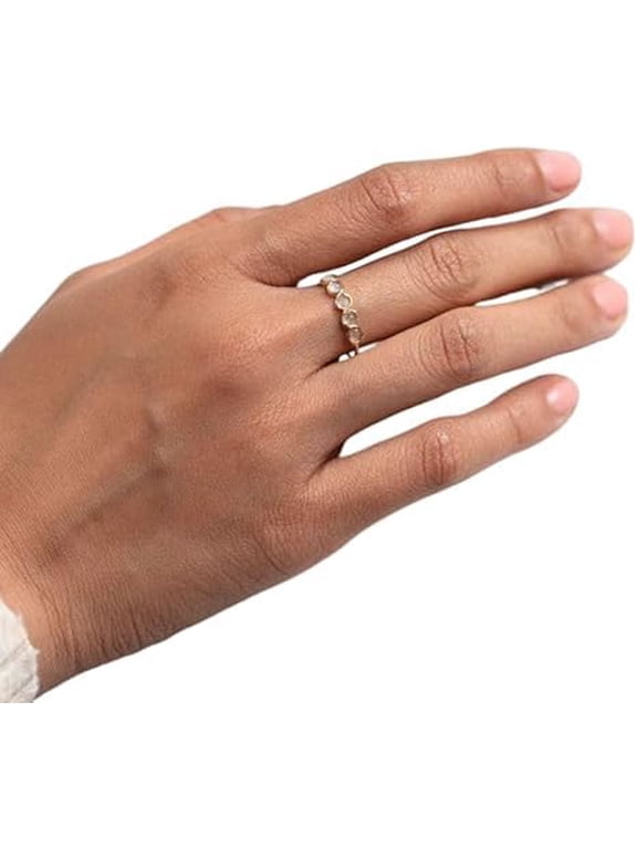Tiny ring, Natural Moonstone, Rose Cut, Rainbow Moonstone Ring, June Birthstone, Promise Ring, Women Ring, Gold Micron Ring, Solitaire 925 Sterling Silver, Dainty Ring, Minimal Ring, Statement Ring