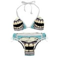thumbnail image 1 of Tiny teeth Adjustable Strap Bikini Set with Detachable Sponge, Two-Pack - Ideal for Beach and Pool Parties, 1 of 6