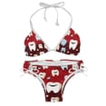 thumbnail image 1 of Tiny teeth Swimsuit Bikini Set, Detachable Sponge, Adjustable Strap, Two-Pack - Ideal for Beach, Pool, Vacay, 1 of 6