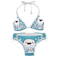 thumbnail image 1 of Tiny teeth Swimsuit Bikini Set with Detachable Sponge and Adjustable Strap, Two-Pack, for Beach and Pool Parties, 1 of 6