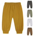 thumbnail image 1 of TinyBloomm Baby Boy Girl Soild Pants Overalls Casual Pants For Children Warm Clothes, Size 3-6 Months, 1 of 7
