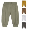 thumbnail image 1 of TinyBloomm Baby Boy Girl Soild Pants Overalls Casual Pants For Children Warm Clothes, Size 6-18 Months, 1 of 6