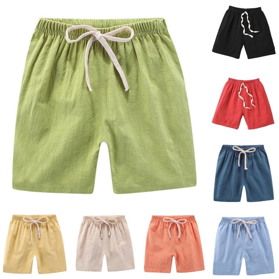 TinyBloomm Toddler Shorts Boys Elastic Waist Jogger Boy Clothes Summer Toddler Basketball Shorts, Size 8-10 Years