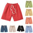 thumbnail image 1 of TinyBloomm Toddler Shorts for Kids Straight Leg Regular Pull-On Boy Summer 8-10 Boy Clothes, 1 of 4