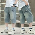 thumbnail image 1 of TinyBloomm Jeans Casual Cargo Elastic Waist Shorts Little Boys, 1 of 8