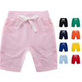 thumbnail image 1 of TinyBloomm Kids Toddler Baby Girls Boys Solid Spring Summer Shorts Ruffle Clothes, Size 3-4 Years, 1 of 3