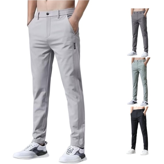 TinyBloomm Mens Scrub Pants with Pockets Men's Casual Pants Comfortable Lightweight Breathable Loose Fit Trousers For Daily Wear Sports And Outdoor Activities, Size 29