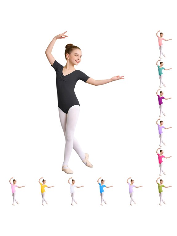 Snap Sleepers for Baby Girl Elegant Girls Dance Jumpsuit For Ballet Practice Comfortable Fit With Easy Snap Front, Size 6-7 Years