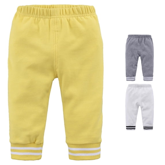 TinyBloomm Toddler Boys Girls Kids Active Jogger Sweatpants Casual Athletic Solid Pull On Pants Fall Pants, Size 3-4 Years