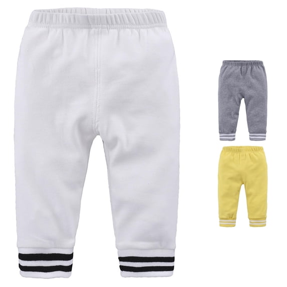TinyBloomm Toddler Boys Girls Kids Active Jogger Sweatpants Casual Athletic Solid Pull On Pants Fall Pants, Size 3-4 Years