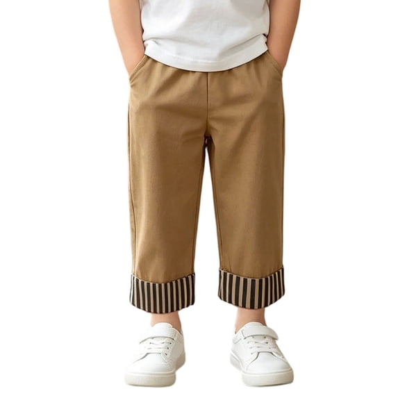 TinyBloomm Toddler Boys Girls Striped Sport Trousers Kids Casual Pants, Size 12-18 Months