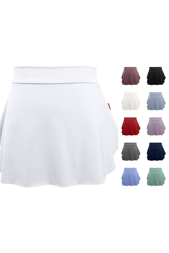 Women Pull On Ballet Skirt Elastic Dance Skirt Skirt For Skating Gymnastis Tan Skirt, Size XL