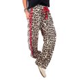 thumbnail image 1 of TinyCribz Women's Leopard Lounge Pants with Red Contrast Stripe L, 1 of 6
