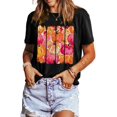 thumbnail image 1 of TinyCribz Women's Pumpkin Graphic T Shirt, Casual Fall Short Sleeve 3XL, 1 of 6