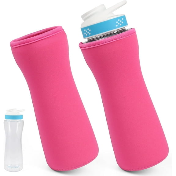TinyGlam 2PCS Sleeve for  Water Bottle 22 oz / 32 oz,Water Bottle Sleeve for Plastic & Stainless Steel Bottle,Neoprene Insulated Water Bottle Cover for Retaining Temperature