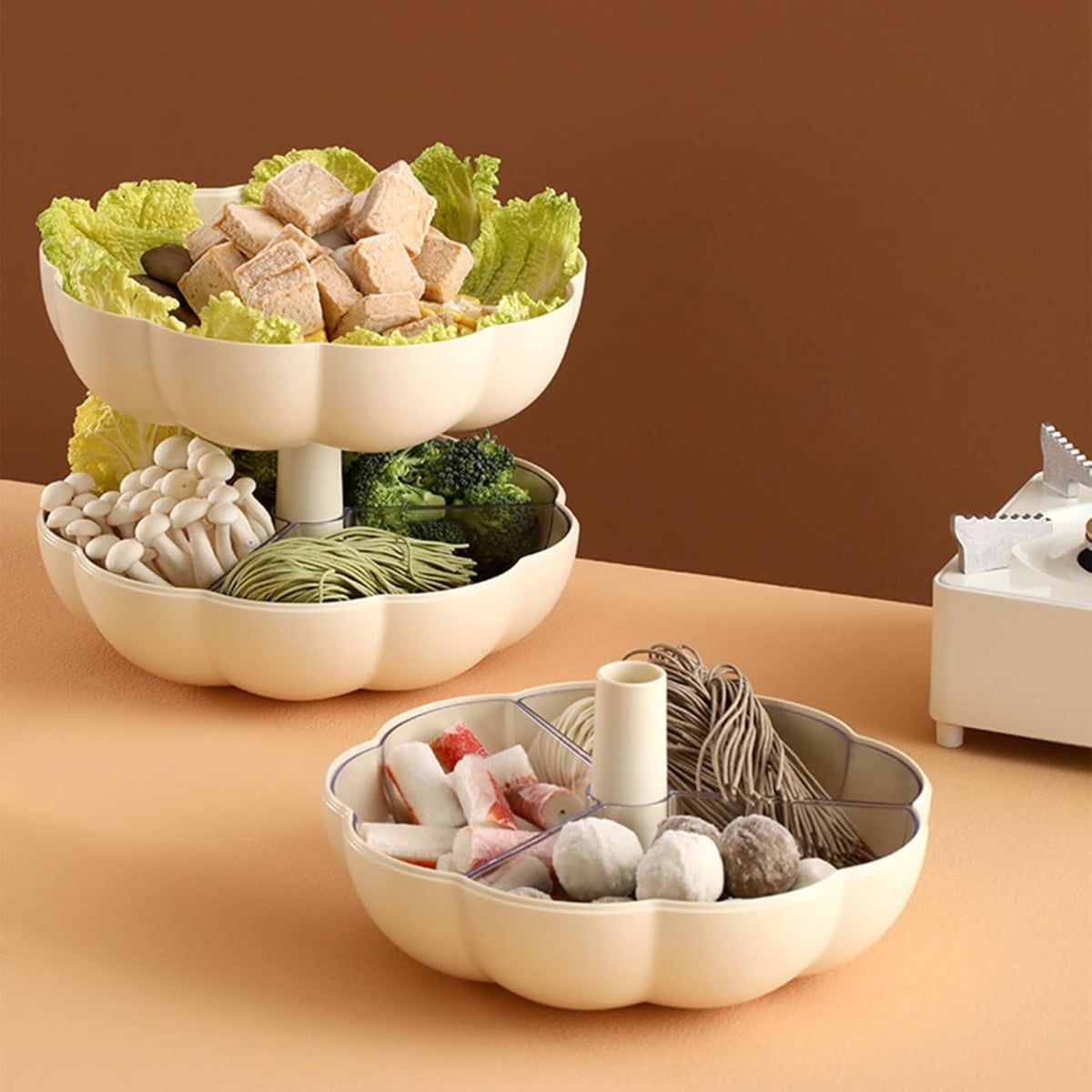 TinyGlam Pumpkin Candy Box Decoration Living Room Coffee Table Snack