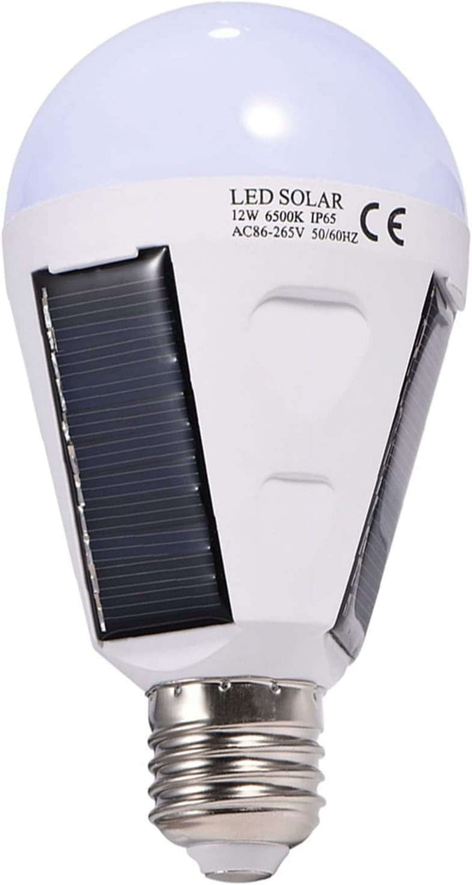 TinyGlam Solar Light Bulbs, Emergency Solar Rechargeable Light Bulbs, Outdoor Waterproof Camping Lamps for Tent, Portable LED Light Bulb for Shed Night, Emergency Power Outage and Outside(7W)