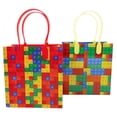 thumbnail image 1 of Tinymills Building Blocks Brick Party Favor Bags, 12 Pack, Kids Party Supplies, Reusable Gift Bags, 1 of 6