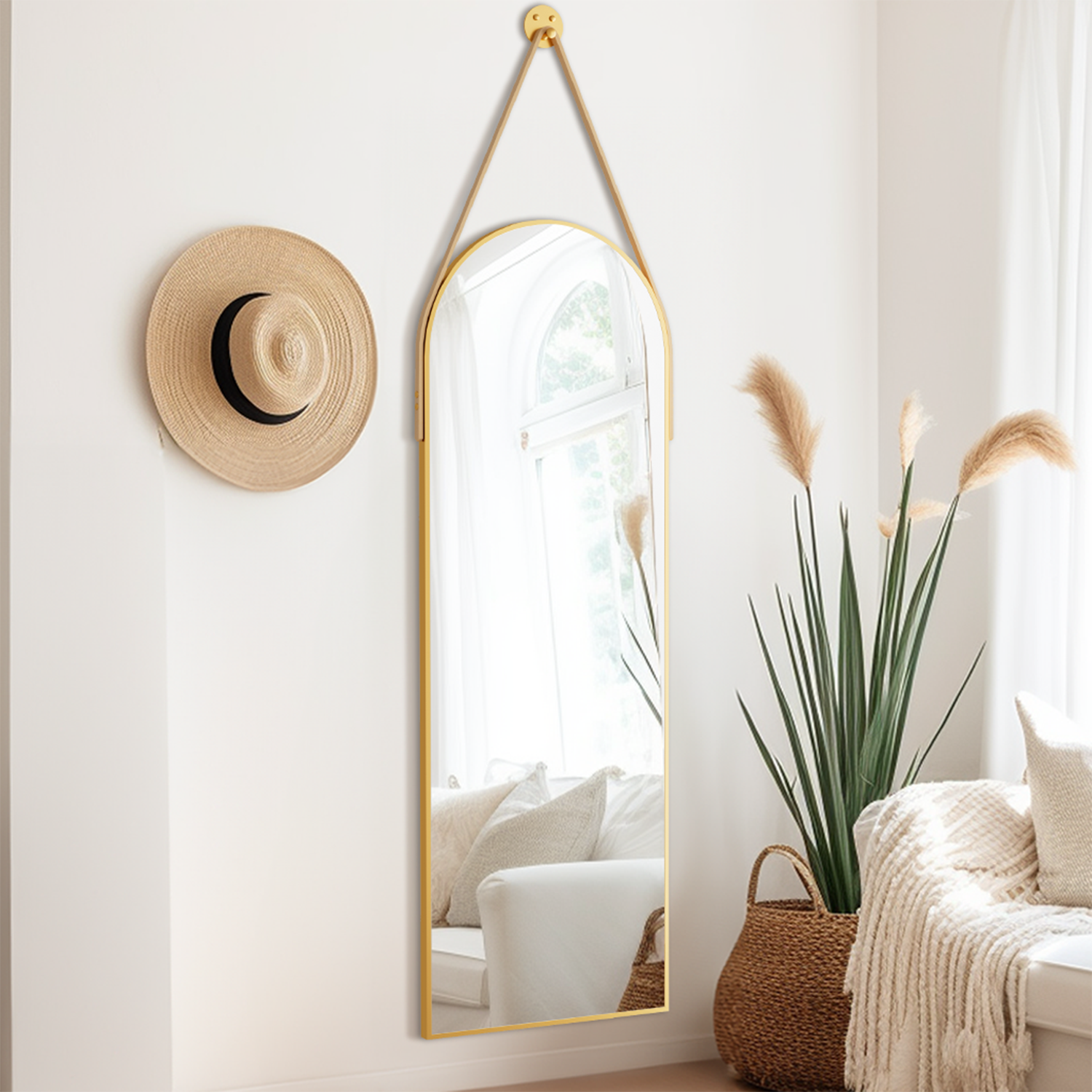 Kate And Laurel Hogan Wood Framed Wall Accent Mirror India